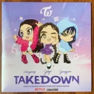 Covert art for Takedown by JEONGYEON, JIHYO & CHAEYOUNG Of TWICE