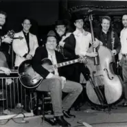 Cover art for Let's Ride Into the Sunset lyrics by Lost Weekend Western Swing Band